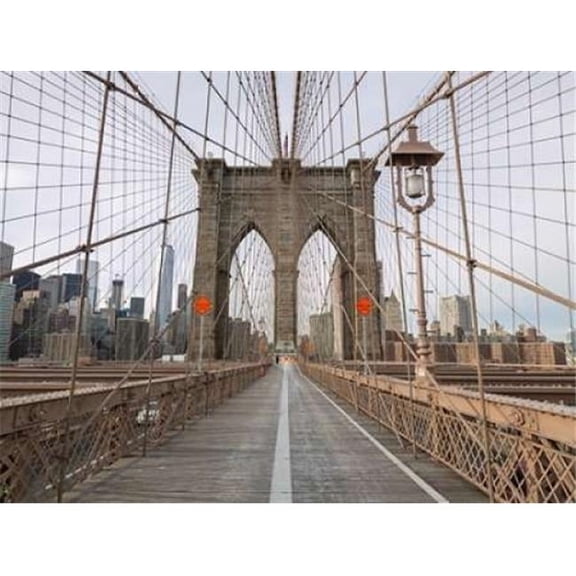 Brooklyn Bridge New York Poster Print by Assaf Frank, 18 x 24 - Large