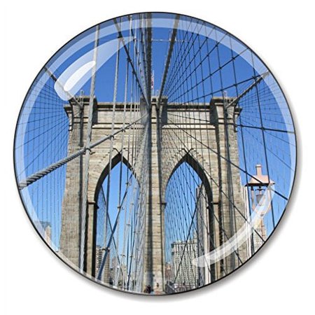 Brooklyn Bridge Paperweight Crystal 3 Inches New York City Business Gift