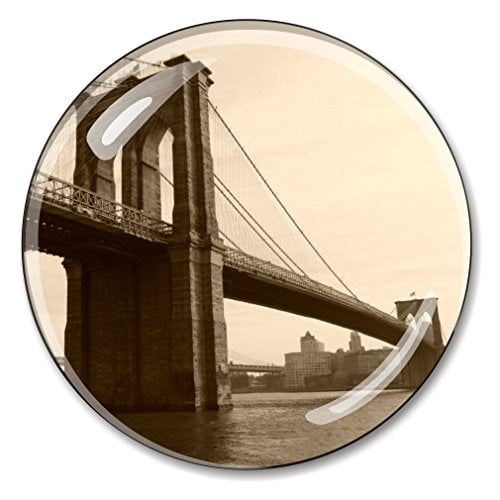 Brooklyn Bridge Paperweight Crystal 3 Inches