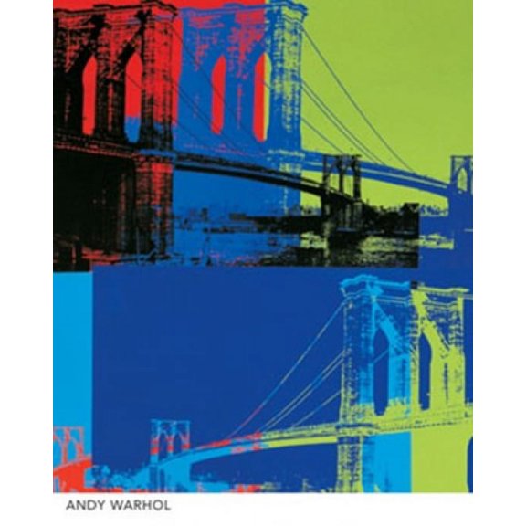 Brooklyn Bridge Poster by Andy Warhol (8 x 10)