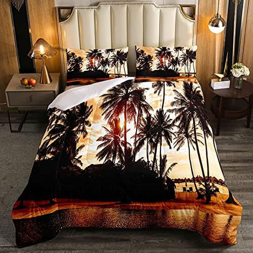 Brooklyn Bridge Soft Comforter Set Kids New York City Black and White Bedding Set Famous Town