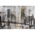 thumbnail image 1 of Brooklyn Bridge Twilight Detail Poster Print by Susan Jill, 1 of 1