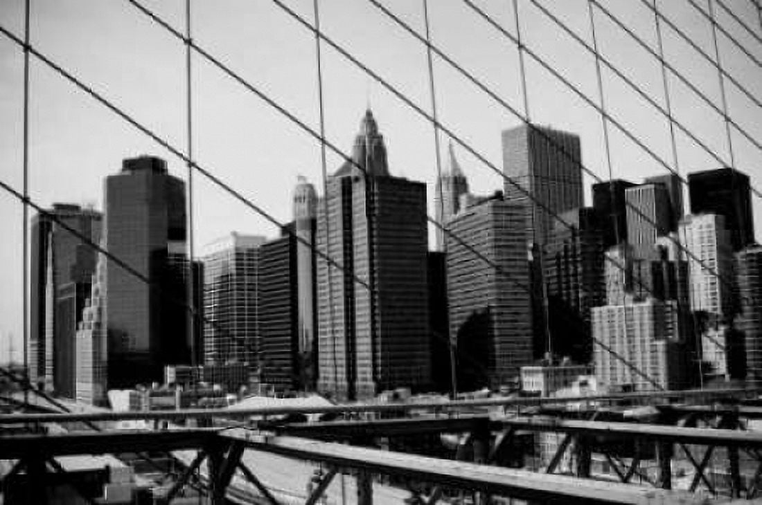 Brooklyn Bridge V Canvas Art - Erin Berzel (24 x 36)