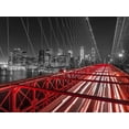 thumbnail image 1 of Brooklyn Bridge in evening, New York Poster Print by Assaf Frank (9 x 12), 1 of 1