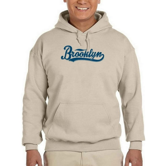 Brooklyn Campus Style Hoodie Men -Image by Shutterstock, Male 3X-Large