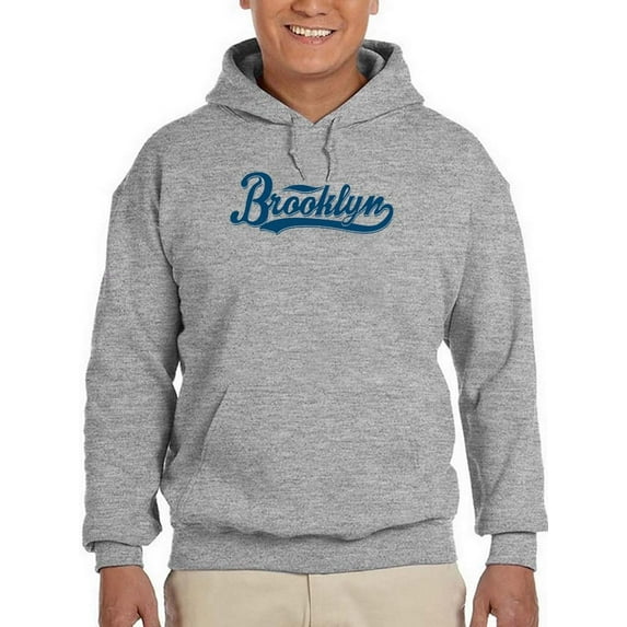Brooklyn Campus Style Hoodie Men -Image by Shutterstock, Male 5X-Large