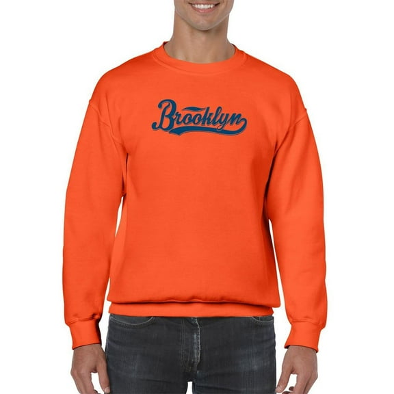 Brooklyn Campus Style Sweatshirt Men -Image by Shutterstock, Male Large