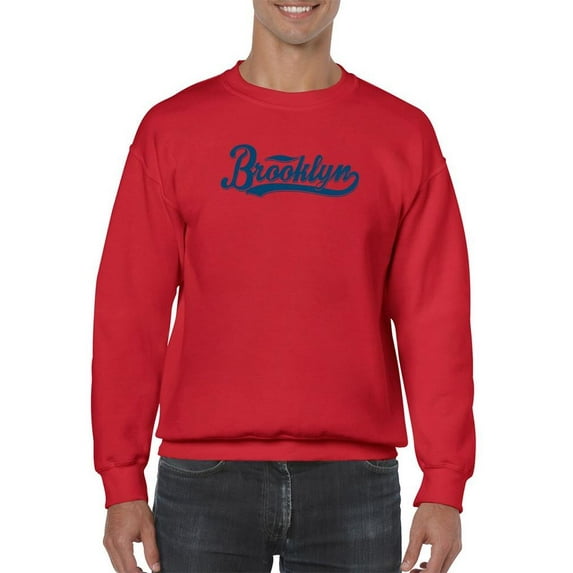 Brooklyn Campus Style Sweatshirt Men -Image by Shutterstock, Male XX-Large