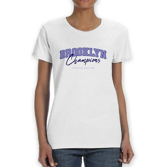 Brooklyn Chamos Retro Sports T-Shirt Women -Image by Shutterstock, Female XX-Large