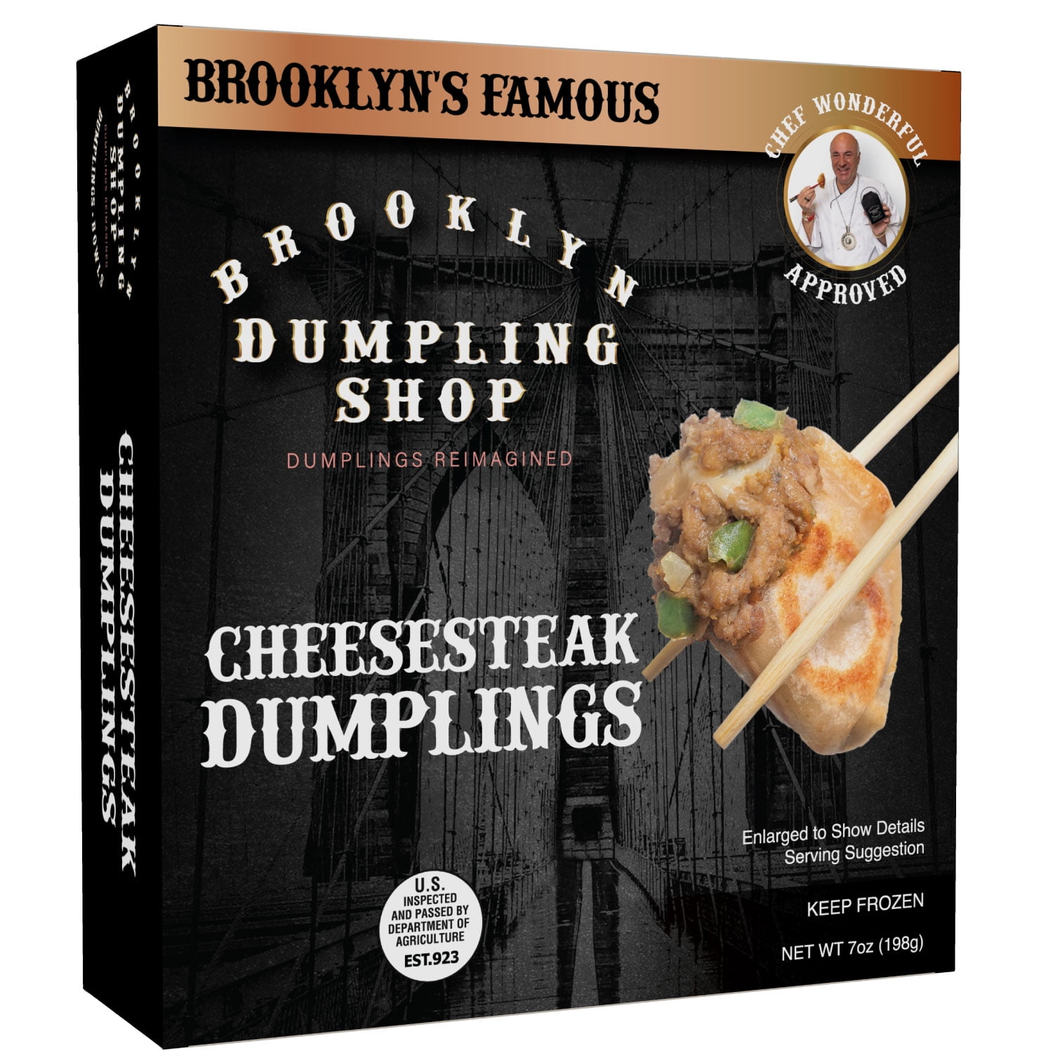 Brooklyn Chop House’s Frozen Cheesesteak Dumplings - a Bold Twist on a Classic Favorite - 7oz