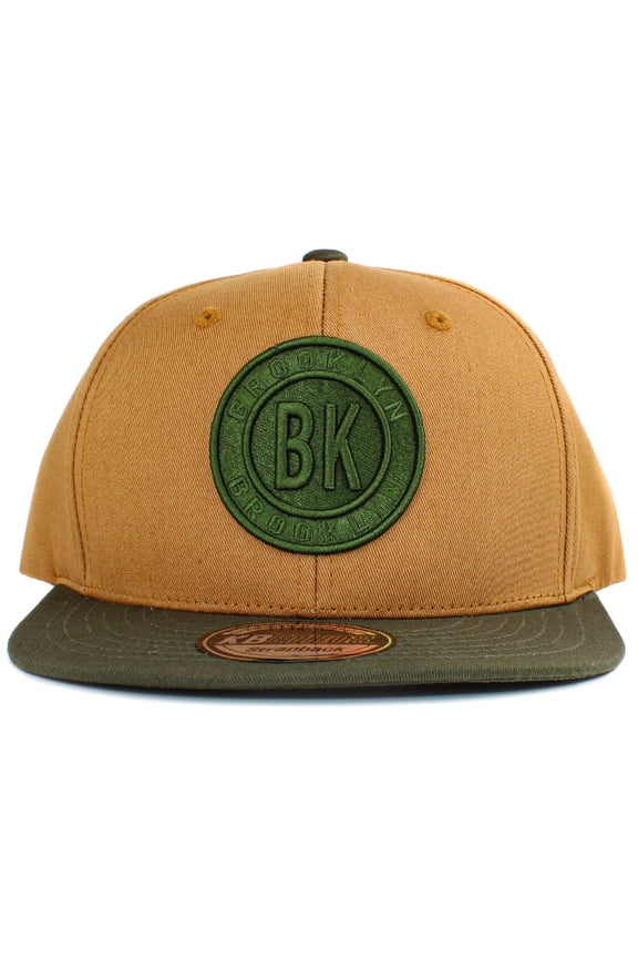 Brooklyn Circle City Embroidered Snapback Adjustable Baseball Cap Mens Womens