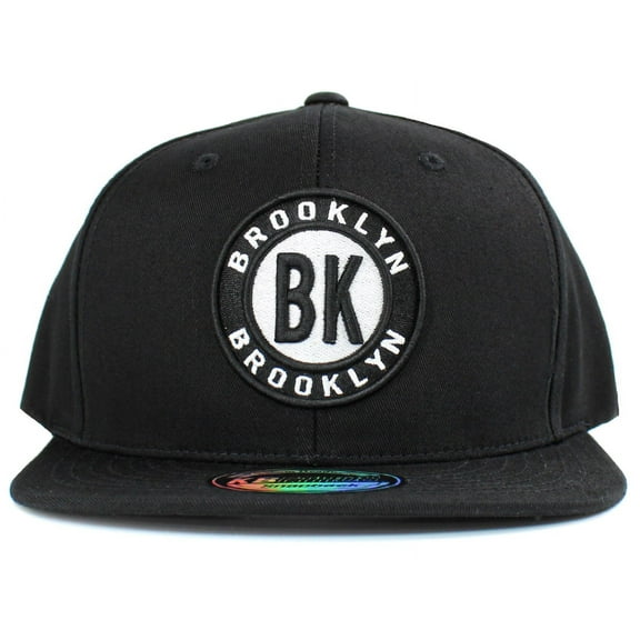 Brooklyn Circle City Embroidered Snapback Adjustable Baseball Cap Mens Womens