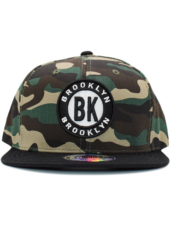 Brooklyn Circle City Embroidered Snapback Adjustable Baseball Cap Mens Womens