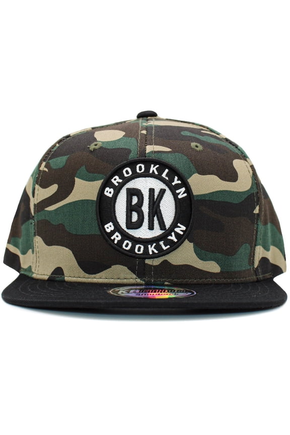 Brooklyn Circle City Embroidered Snapback Adjustable Baseball Cap Mens Womens