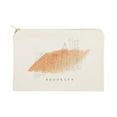 thumbnail image 1 of Brooklyn Cityscape Cotton Canvas Cosmetic Bag, 1 of 3