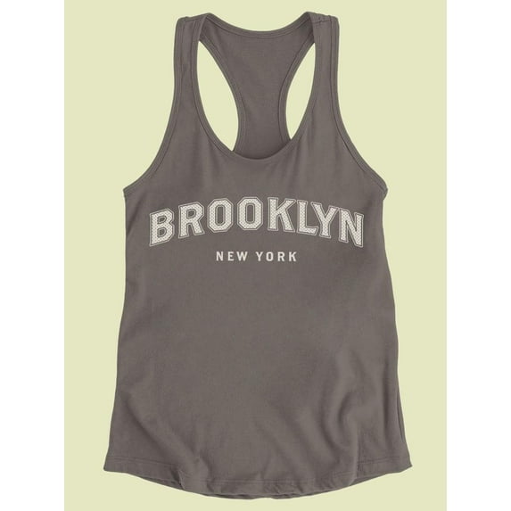 Brooklyn Classic Statement Racerback Tank Women's -SelectDesign