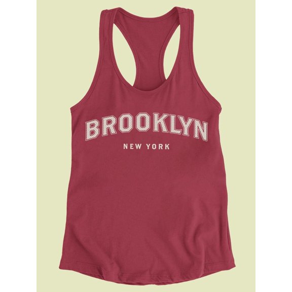 Brooklyn Classic Statement Racerback Tank Women's -SelectDesign