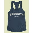 thumbnail image 1 of Brooklyn Classic Statement Racerback Tank Women's -SelectDesign, 1 of 4
