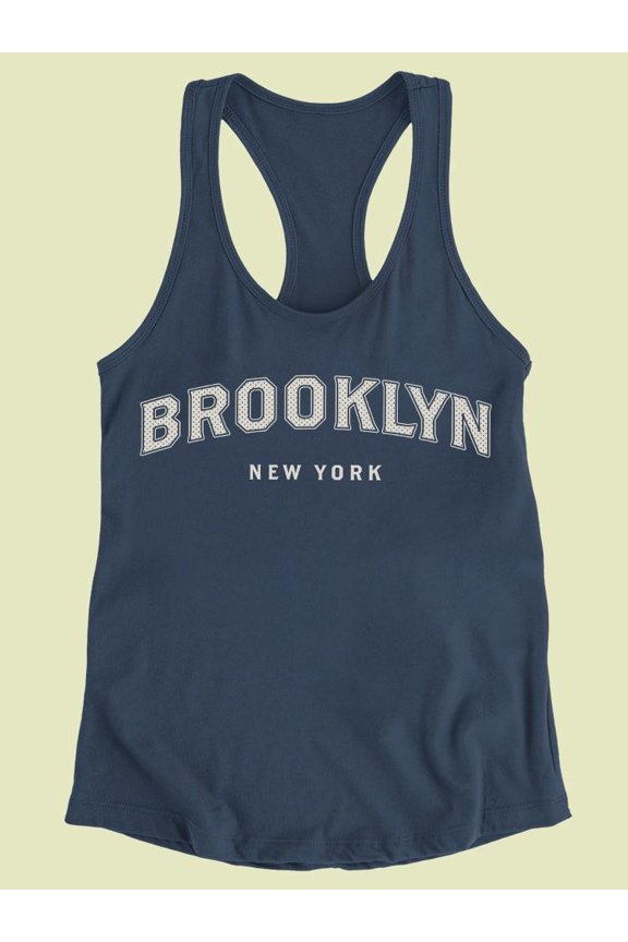 Brooklyn Classic Statement Racerback Tank Women's -SelectDesign