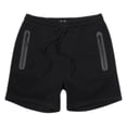 thumbnail image 1 of Brooklyn Cloth Men’s 5" Inseam Heat Seal Zip Pocket Shorts, Polyester, Black, Size Small, 1 of 5