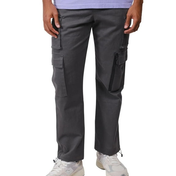 Brooklyn Cloth Men's Stretch Twill Utility Pants, Stylish, Comfortable, Charcoal Grey, Small