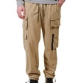 thumbnail image 1 of Brooklyn Cloth Men's Stretch Twill Utility Pants, Stylish, Comfortable, Khaki, Small, 1 of 5