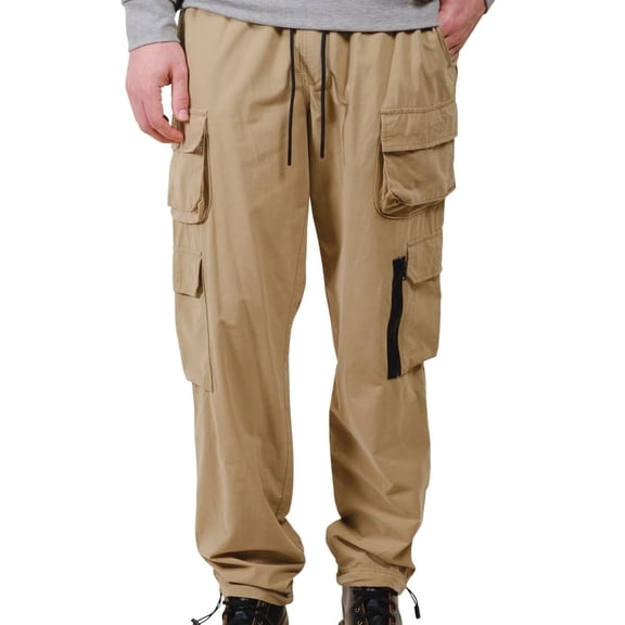 Brooklyn Cloth Men's Stretch Twill Utility Pants, Stylish, Comfortable, Khaki, Small