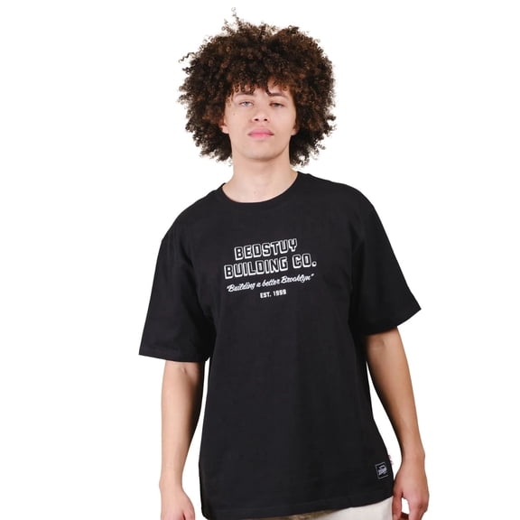 Brooklyn Cloth Men’s Premium Heavyweight Industrial Tee, Workwear T-Shirt, Black, Medium