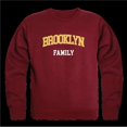 thumbnail image 1 of Brooklyn College Bulldogs Family Crewneck Sweatshirt, Maroon - Extra Large, 1 of 1