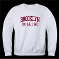 thumbnail image 1 of Brooklyn College Bulldogs Seal Crewneck Sweatshirt, White - 2XL, 1 of 1