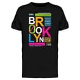 thumbnail image 1 of Brooklyn Colorful Typography Tee Men's -Image by Shutterstock, 1 of 2