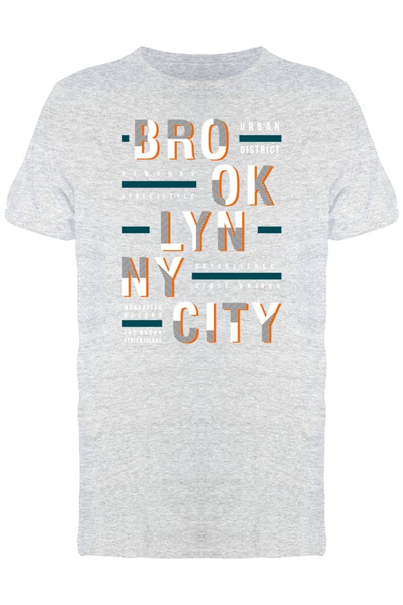 Brooklyn Cool  Ny Typography Tee Men's -Image by Shutterstock