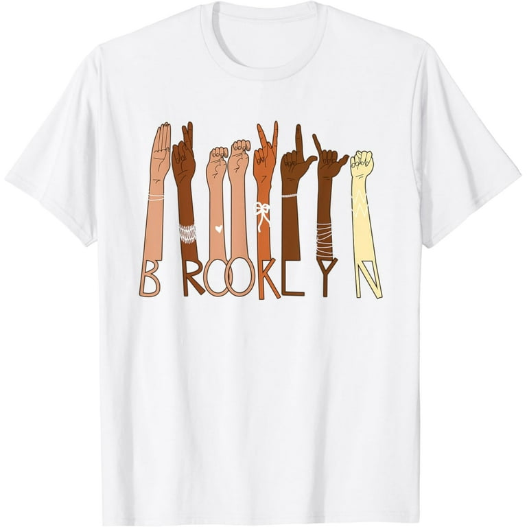 Brooklyn Diversity ASL Sign Language NYC New York City T-Shirt 