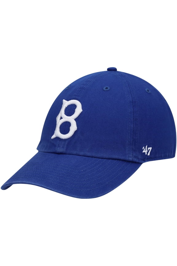 Men's '47 Royal Brooklyn Dodgers 1949 Logo Cooperstown Collection Clean Up Adjustable Hat