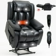 Brooklyn Dual Motor Power Lift Recliner Chair with Massage and Heating