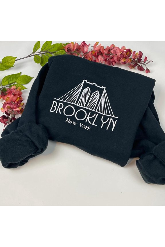 Brooklyn Embroidered NYC, Sweatshirt