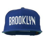 Brooklyn Embroidered Wool Snapback Cap - Royal OSFM