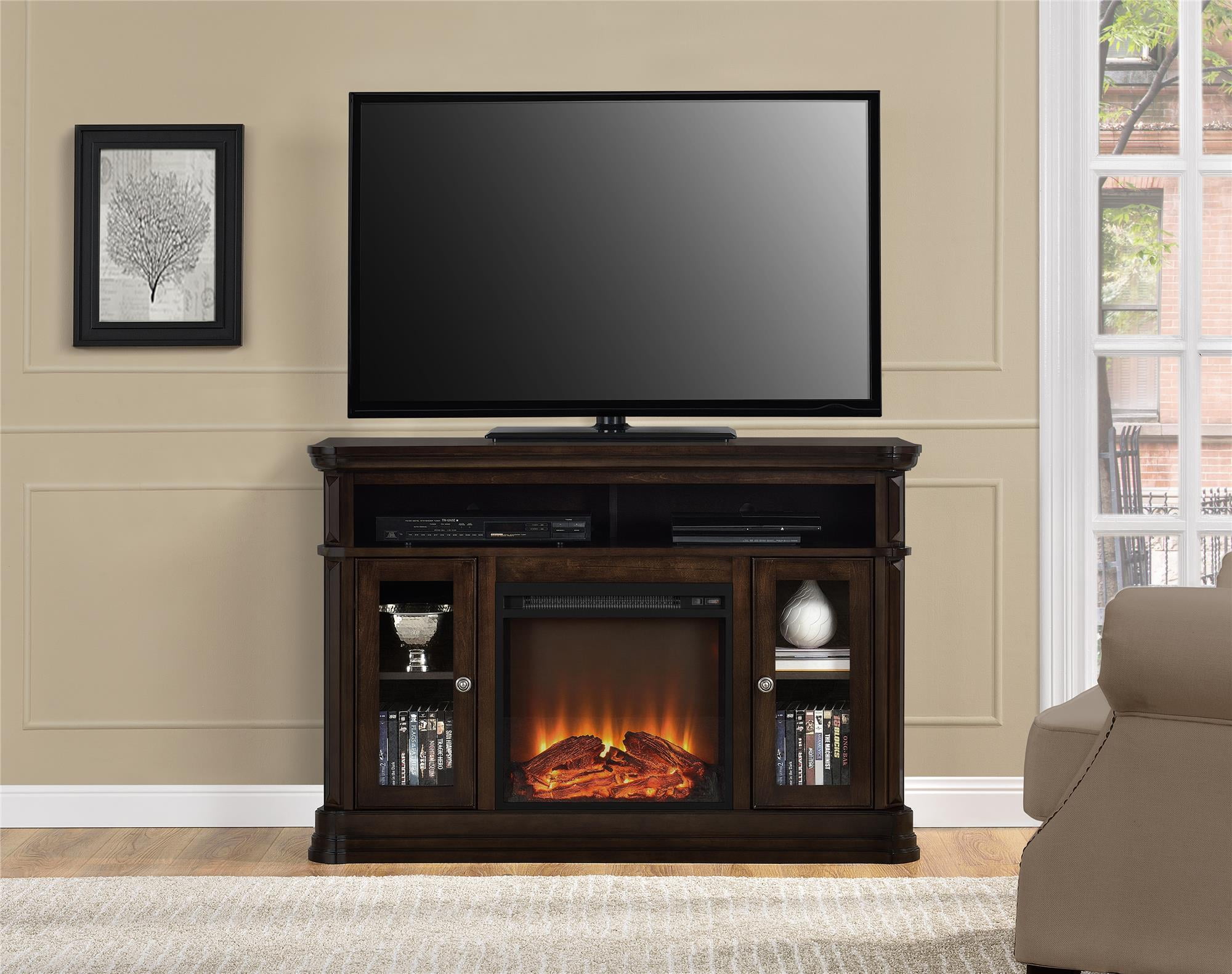 Free Shipping Brooklyn Fireplace TV Console for TVs up to 50