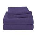 thumbnail image 1 of Queen 4-Piece Sheet Set, Brooklyn Flat Cotton Blend Ultra Soft Jersey Knit Sheet Set By Royale Linens, 1 of 9
