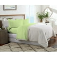 thumbnail image 1 of Brooklyn Flat Jersey Knit Sheet Set, Sage, Twin, XL, 1 of 4