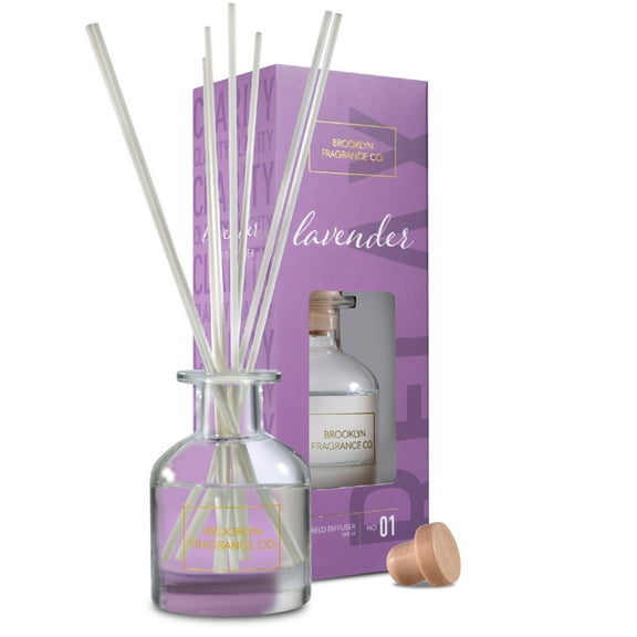 Brooklyn Fragrance Co. Aroma Diffuser- Lavender Scents - Fragrance Diffuser- 100ML