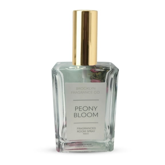 Brooklyn Fragrance Co. BFC- Florals Room Spray  Premium Peony Bloom Scent - Long lasting Fragrance for Home, Office or Bathroom  Air Freshener Rectangle Spray bottle  100 ml