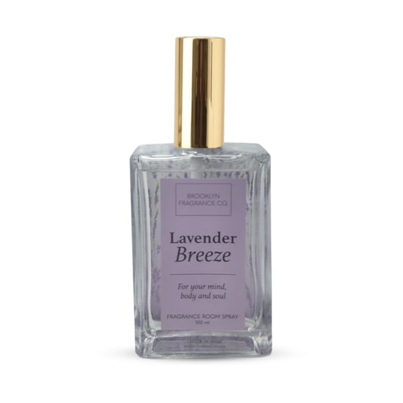 Brooklyn Fragrance Co. Ombre Spa Room Spray – Premium Lavender Breeze Scent - Long lasting Fragrance for Home, Office or Bathroom – Air Freshener Rectangle Spray bottle – 100 ml