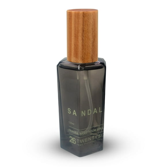 Brooklyn Fragrance Co. Twenty Six Room Spray – Premium Sandalwood Scent - Long lasting Fragrance for Home, Office or Bathroom – Air Freshener Hexagon Spray bottle – 12 oz