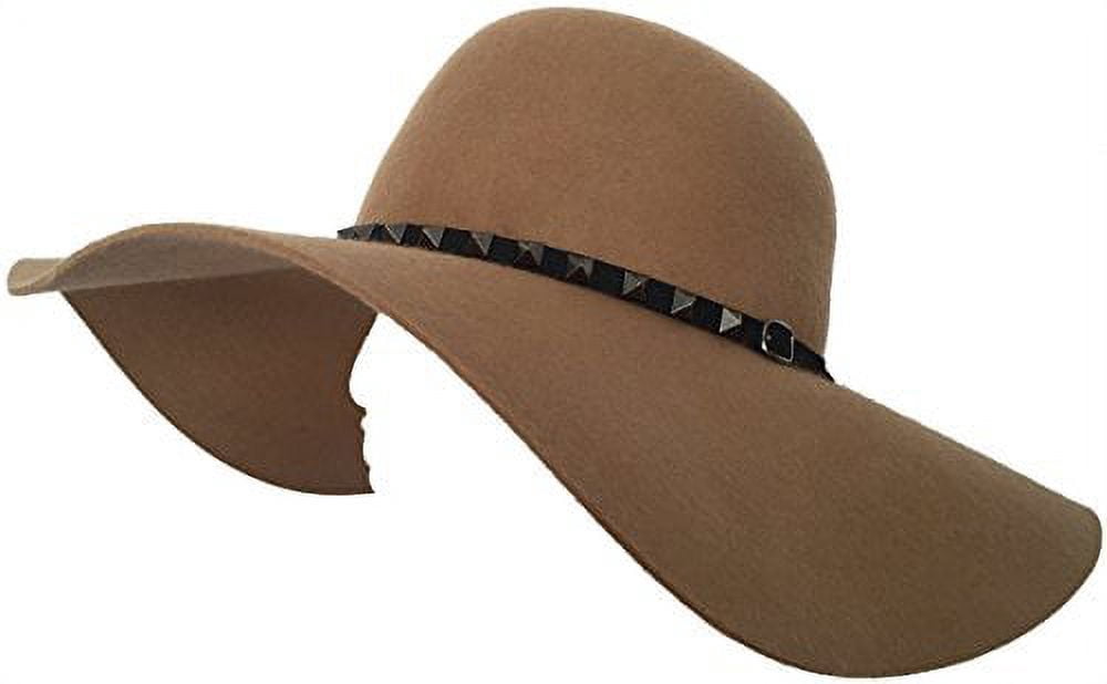 Brooklyn Hat Co. Amiens Floppy Hat Wool Brooklyn Hat Co. - Steph Felt Floppy Hat Black - Alhambra  main image 4