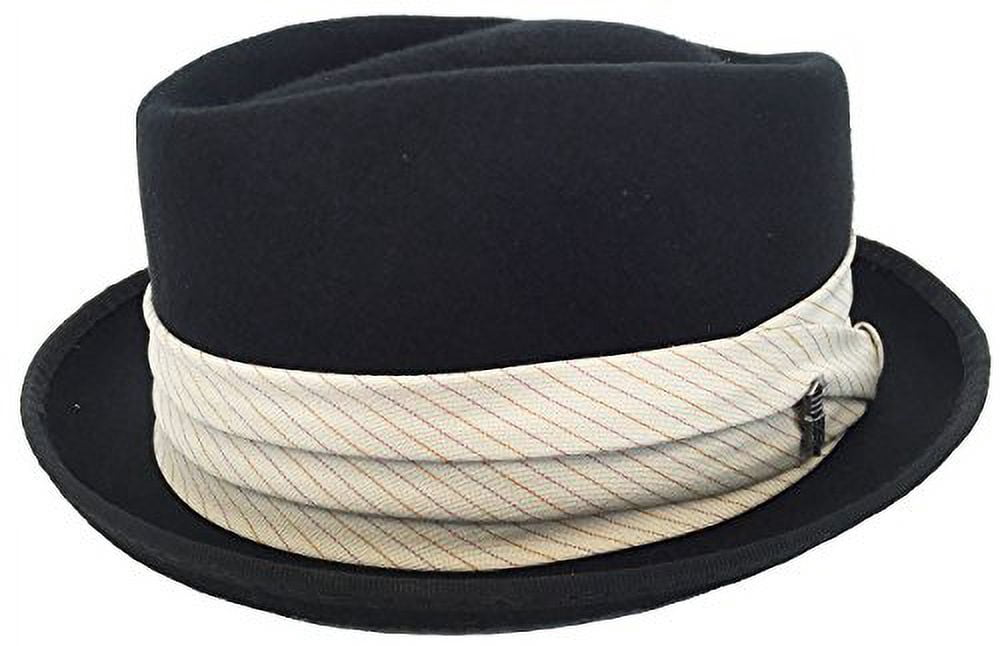 Brooklyn Hat Co Duck Felt Diamond Crown (Black, Large  display picture 1