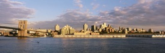 Brooklyn Heights NYC New York City New York State USA Canvas Art - Panoramic Images (36 x 12)