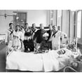 thumbnail image 1 of Brooklyn Hospital C1900. Nsailors And Women Visiting A Patient At The Brooklyn Navy Yard Hospital In Brooklyn New, 1 of 3