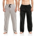thumbnail image 1 of Brooklyn-Jax Men's Microfleece Pajama in 3XL-size and colors Black, GREY, 1 of 7