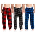thumbnail image 1 of Brooklyn-Jax Men's Microfleece Pajama in medium size and pack of 3, 1 of 49